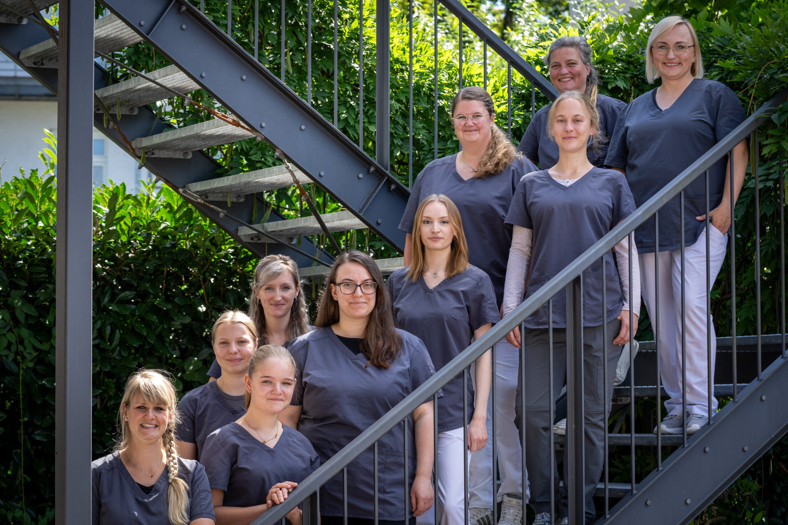 Teamfoto Tierarztpraxis am Loh